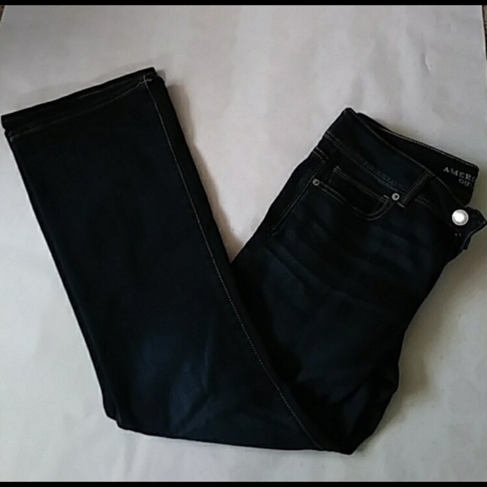 American Eagle Boot Cut Denim Jeans 10 SHORT
